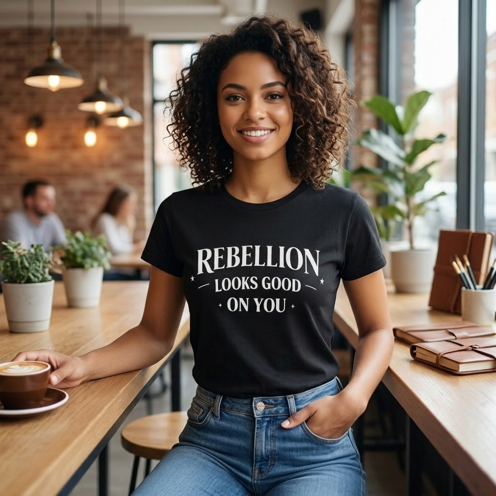 Rebellion Looks Good On You T-Shirt | Activist Gift