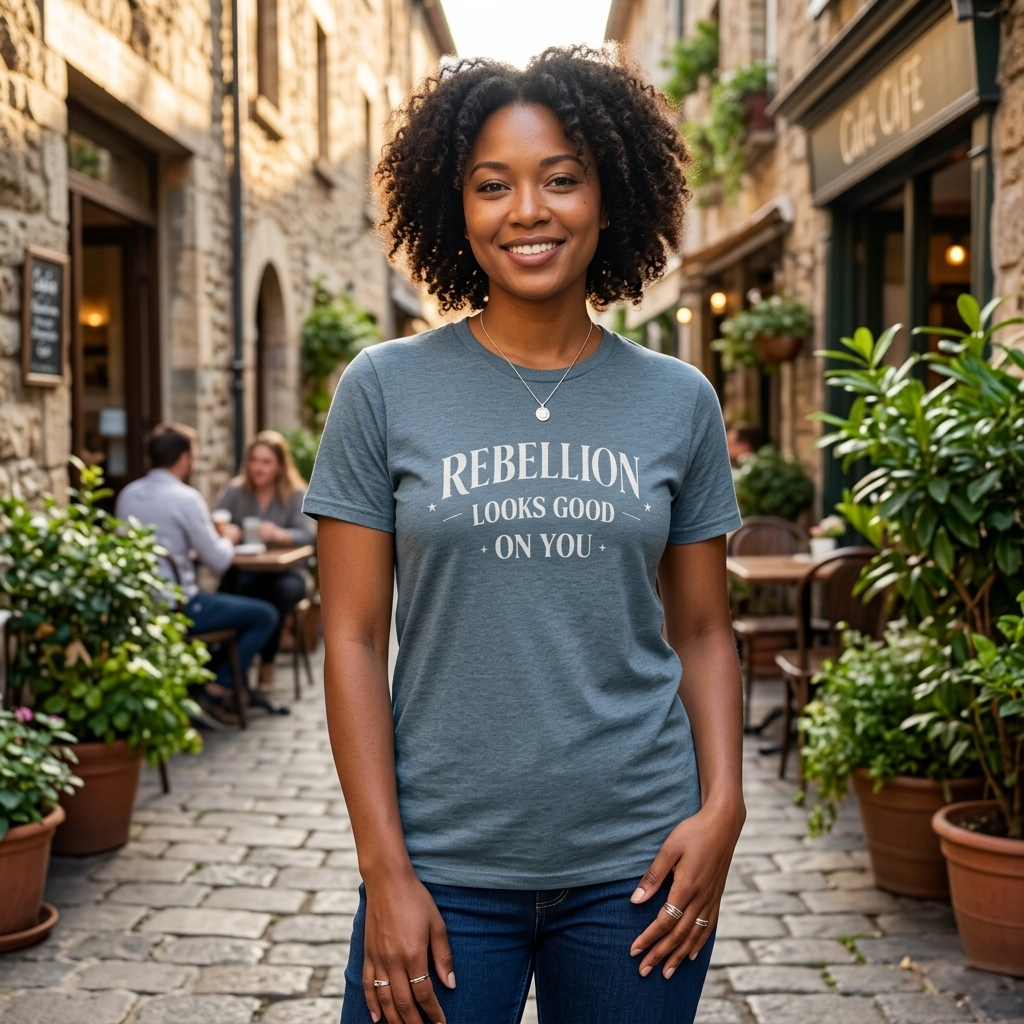 Rebellion Looks Good On You T-Shirt | Activist Gift