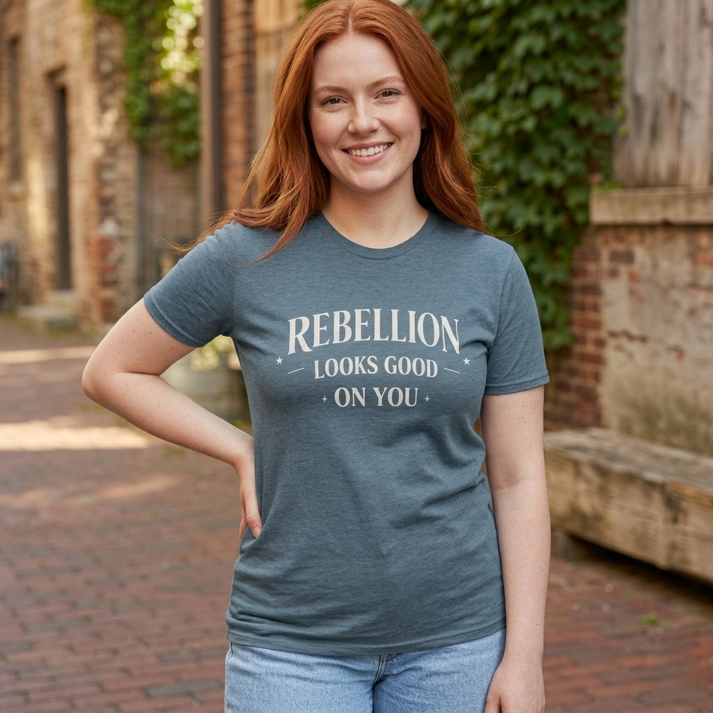 Rebellion Looks Good On You T-Shirt | Activist Gift