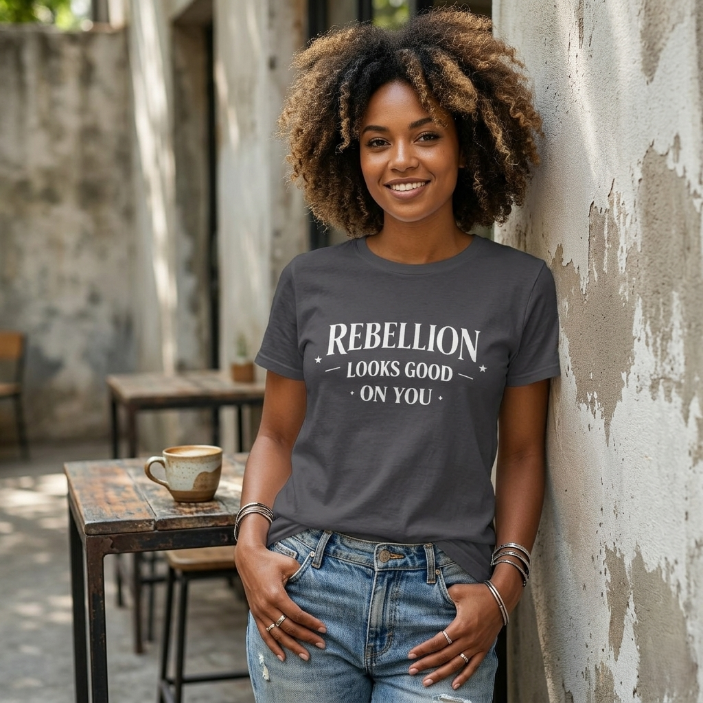 Rebellion Looks Good On You T-Shirt | Activist Gift