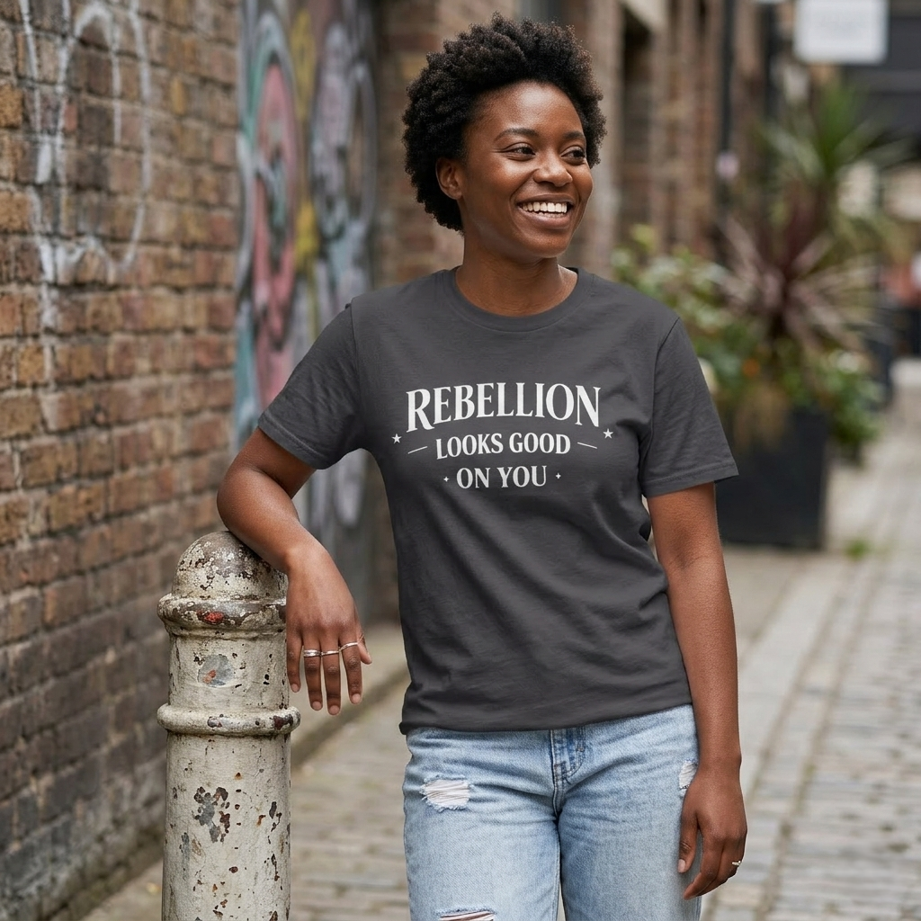 Rebellion Looks Good On You T-Shirt | Activist Gift