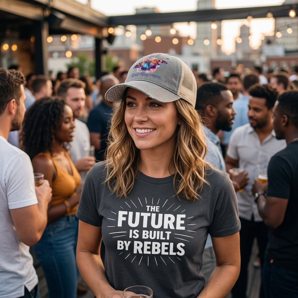 The Future is Built by Rebels Tee | Human Rights T-Shirt | Activist Gift