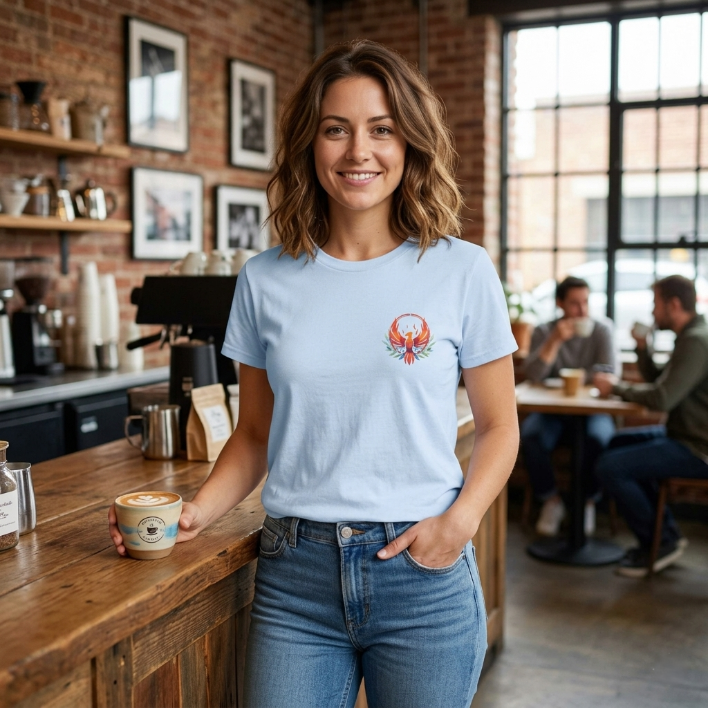 Hope Reforged Tee | Rising Phoenix Resistance T-Shirt | Empowerment Gift