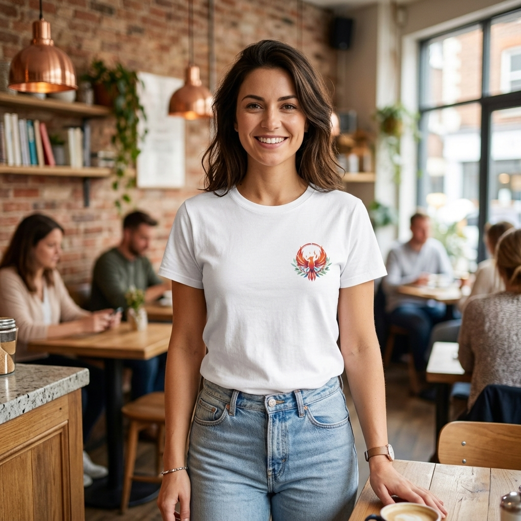 Hope Reforged Tee | Rising Phoenix Resistance T-Shirt | Empowerment Gift