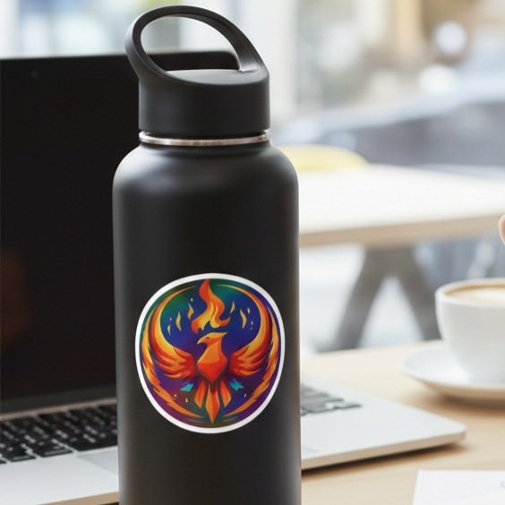 Rising Phoenix Kiss-Cut Sticker | Rise Together Vinyl Decal