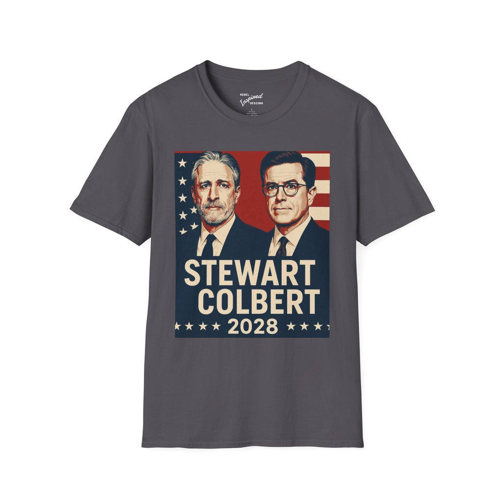 Stewart Colbert 2028 Election Tee | Political Humor Shirt | Satire Campaign Gift