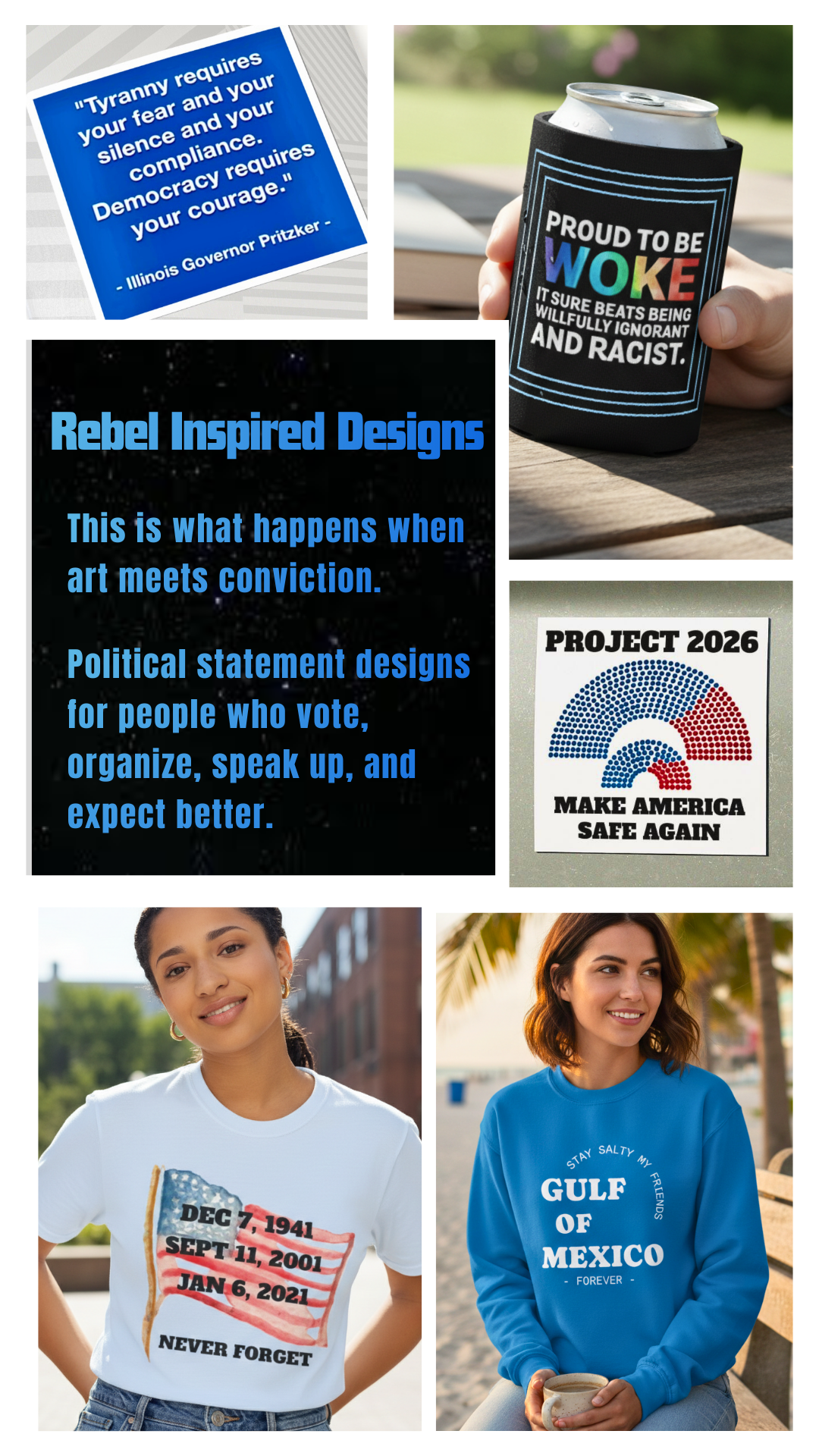 Pritzker Quote Bumper Magnet | Political Car Decal | Election Gift