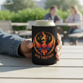 Rise Together Phoenix Can Cooler | Rising Phoenix Logo Beverage Insulator