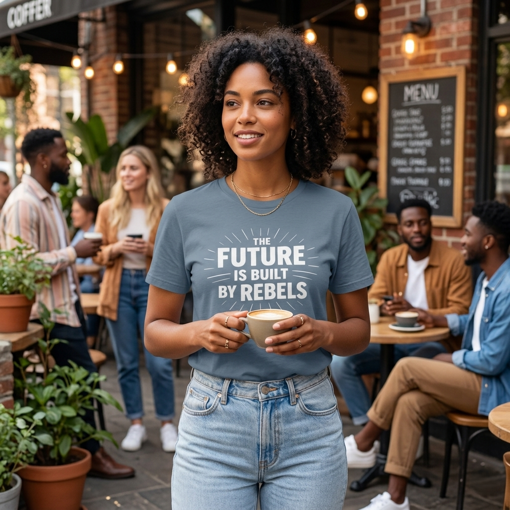 The Future is Built by Rebels Tee | Human Rights T-Shirt | Activist Gift