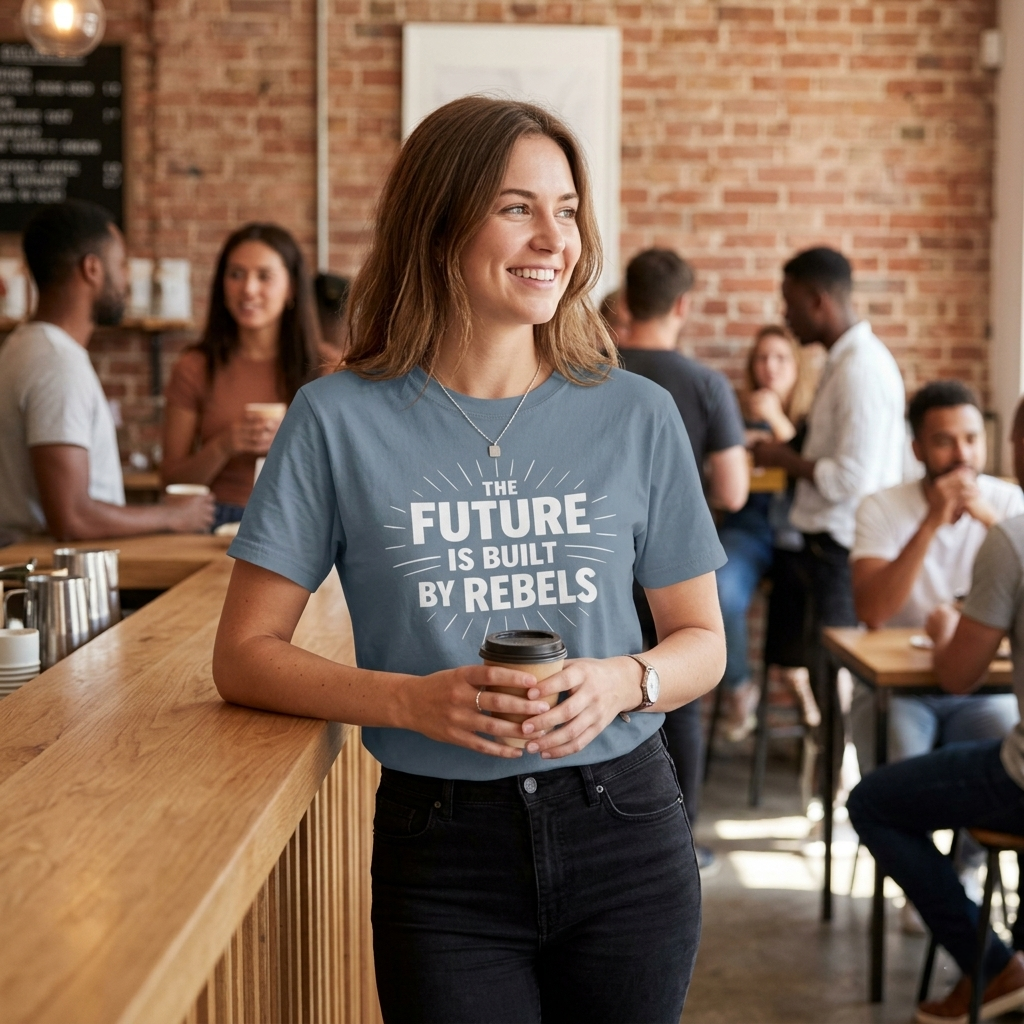 The Future is Built by Rebels Tee | Human Rights T-Shirt | Activist Gift