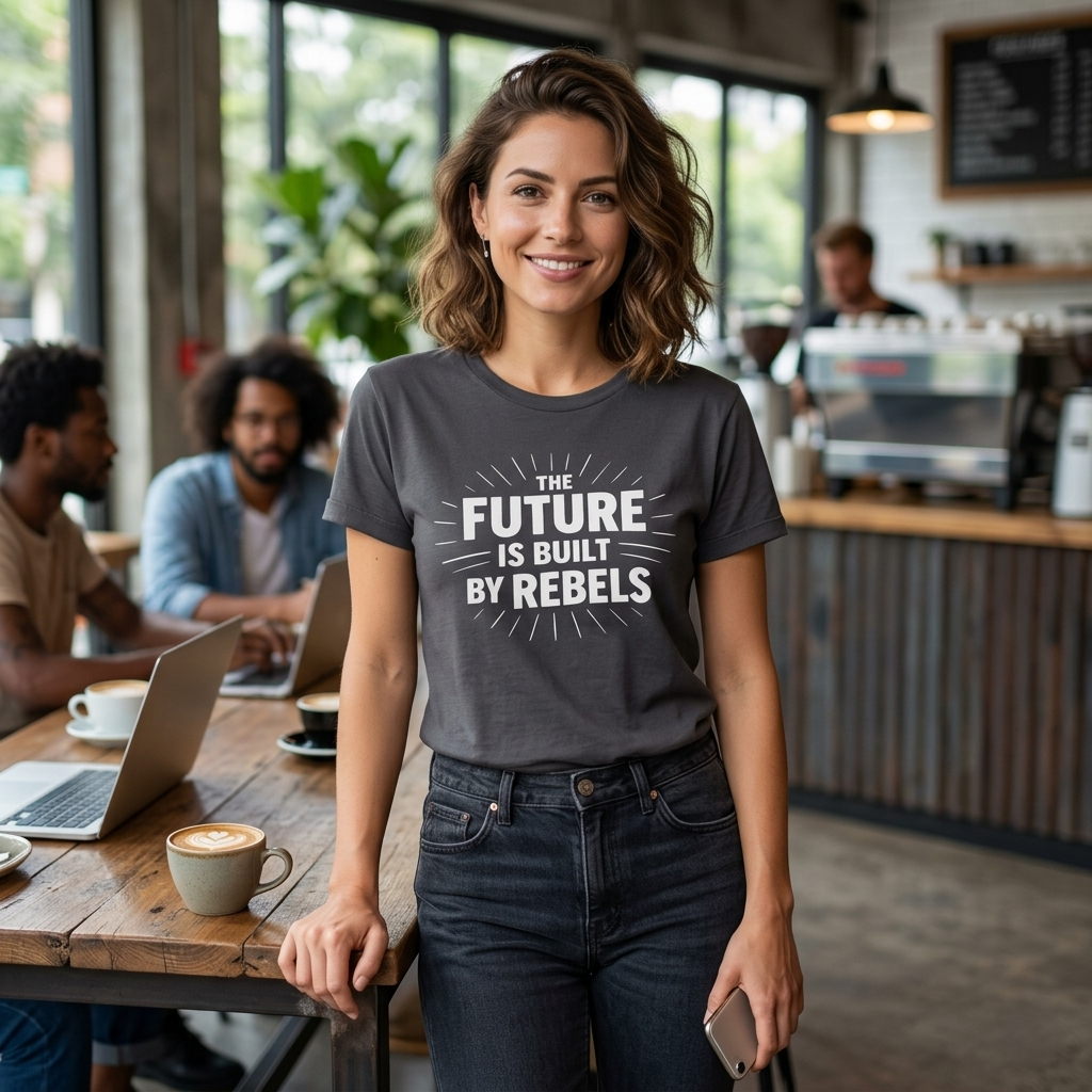 The Future is Built by Rebels Tee | Human Rights T-Shirt | Activist Gift