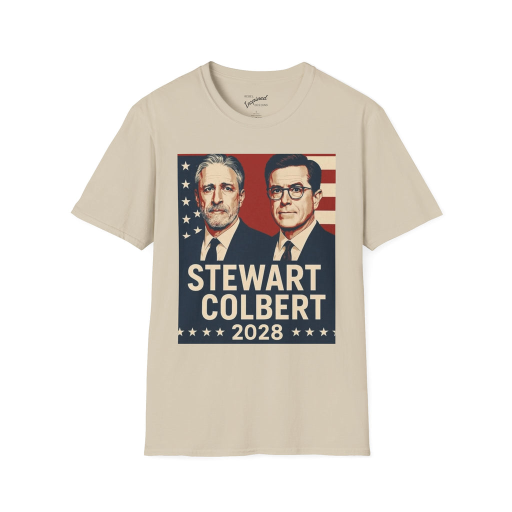 Stewart Colbert 2028 Election Tee | Political Humor Shirt | Satire Campaign Gift