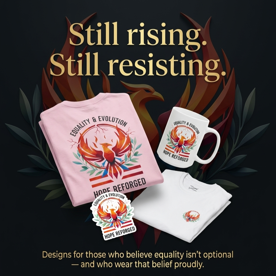 Hope Reforged Coffee Mug | Equality and Evolution Ceramic Mug 11oz 15oz | Activist Gift